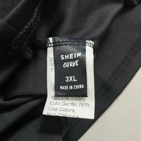 Shein Tops Women's 3XL Black Stretch Long Sleeve 3 Blouse Bundle Deal - Picture 5 of 11